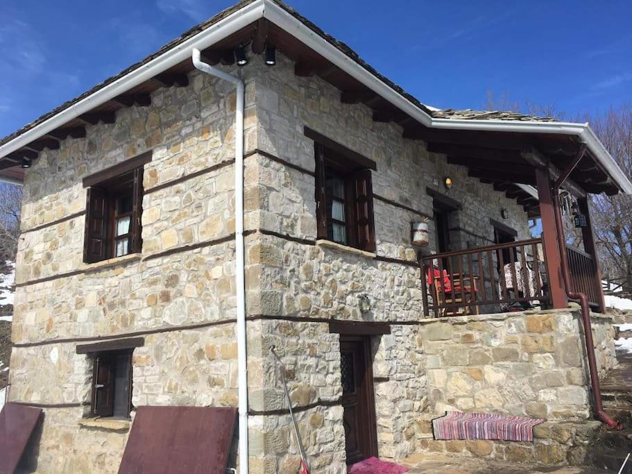 Παραδοσιακή Πέτρινη Κατοικία Στην Βλάχα Ελάτης Exteriör bild